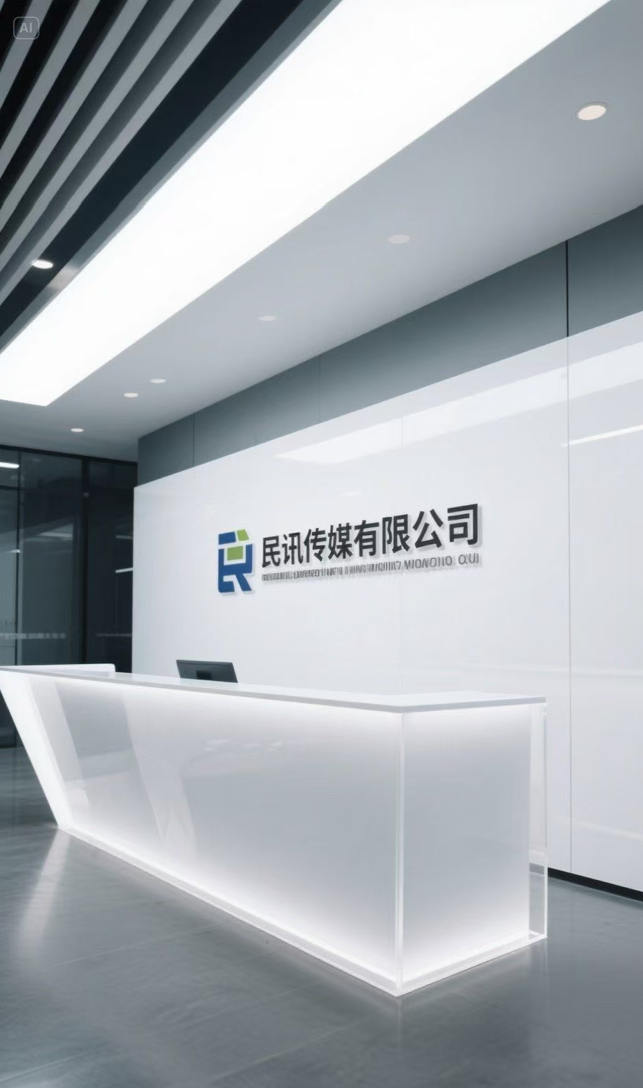 企业背景墙立体字定制效果图