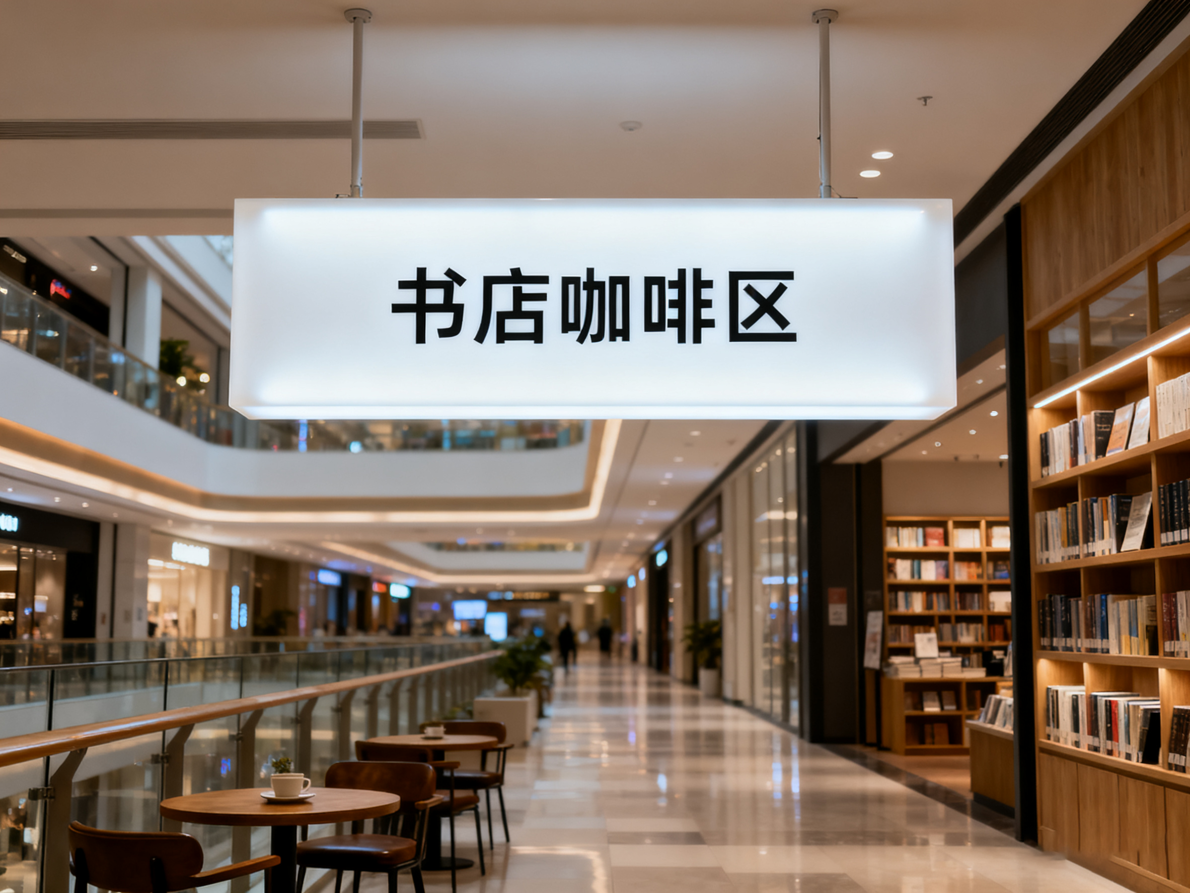 亚克力灯箱店铺门头效果图